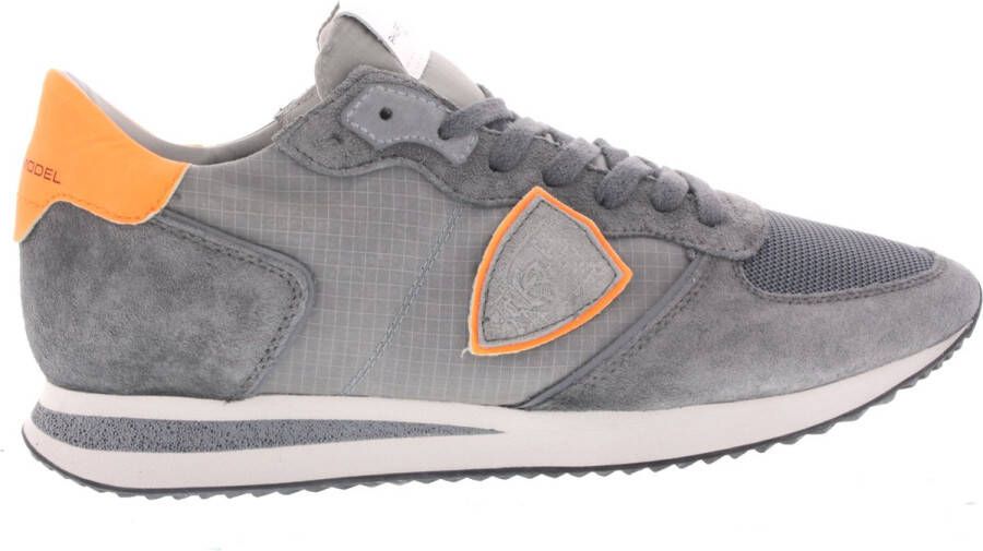 Philippe Model Sneakers Trpx Running Men Anthracite Orange Gray Heren