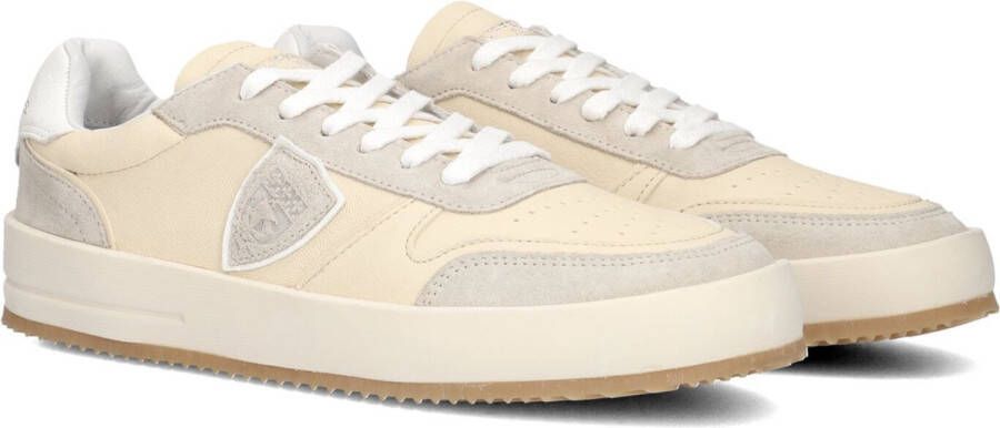 PHILIPPE MODEL Lage Sneakers Dames Nice Low Maat: 42 Materiaal: Leer Kleur: Beige