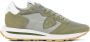 PHILIPPE MODEL Lage Sneakers Dames Tropez Haute Low Maat: 42 Materiaal: Suède Kleur: Groen - Thumbnail 1