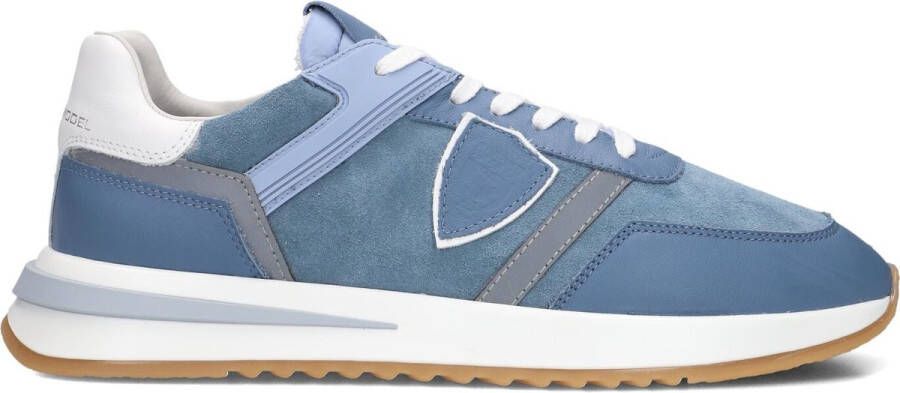 Philippe Model Tropez 2.1 Low Man Sneakers Suède Heren Blauw