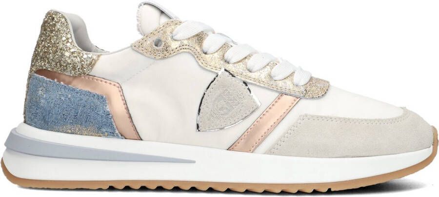 PHILIPPE MODEL Lage Sneakers Dames Tropez 2.1 Low Maat: 41 Materiaal: Leer Kleur: Wit