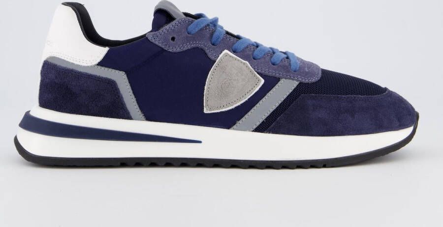 PHILIPPE MODEL Lage Sneakers Dames Tropez 2.1 Low Maat: 40 Materiaal: Leer Kleur: Blauw