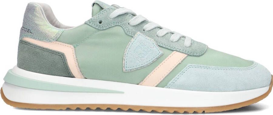 Philippe Model Tropez 2.1 Low Sneakers Suède Dames Groen