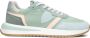 Philippe Model Tropez 2.1 Low Sneakers Suède Dames Groen - Thumbnail 1