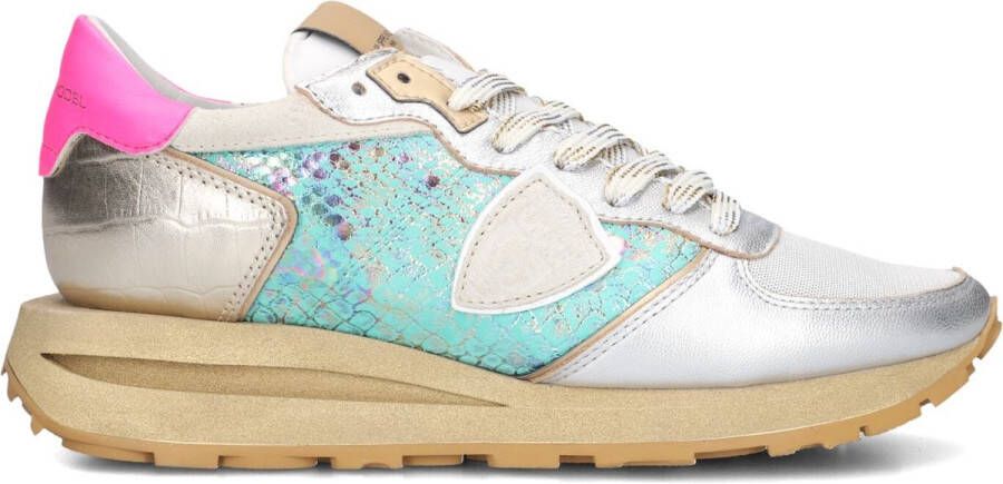 Philippe Model Tropez Haute Low Woman Sneakers Leer Dames Multi