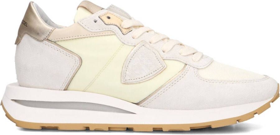 Philippe Model Tropez Haute Low Woman Sneakers Suède Dames Beige