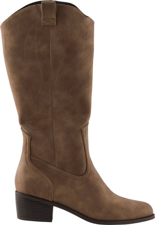 Pieces PCJOHANNE HIGH WESTERN BOOT Dames Laarzen