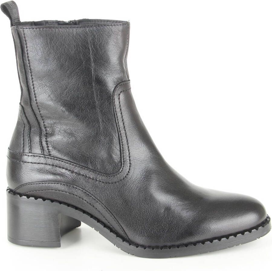 Piedi Nudi 2746-01 Enkellaarsjes Enkelboots met rits Dames Zwart