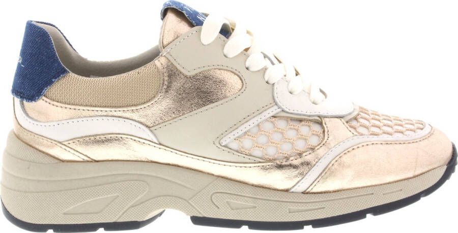 PIEDI NUDI PiediNudi Lage Sneakers Dames Talla 04.02 Maat: 41 Materiaal: Leer Kleur: Goud