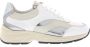 Piedi Nudi Dames Sneakers Zerba 2838-02.10pn White Silve Wit - Thumbnail 3