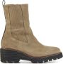 Piedi Nudi Chelsea boots Dames Laarzen Damesschoenen Suède 2556-04.09PN Beige - Thumbnail 1