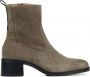 Piedi Nudi Enkellaarsjes Dames Laarzen Damesschoenen Suède 2679 02.01PN Beige - Thumbnail 1