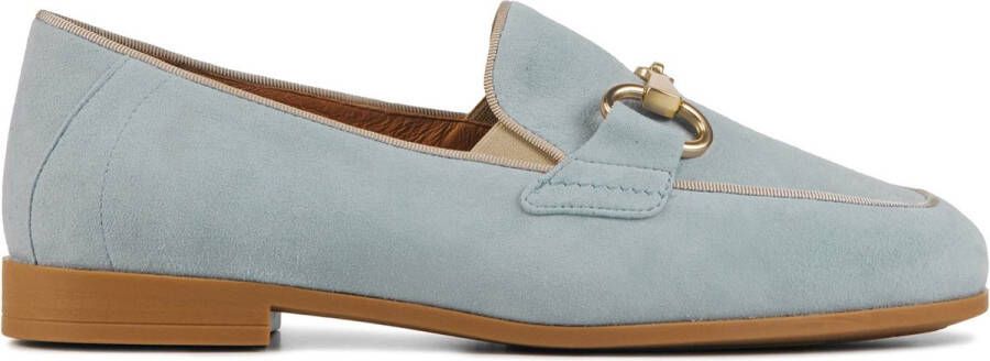 Piedi Nudi Instappers Dames Instapschoenen Damesschoenen Suède 133975 Blauw