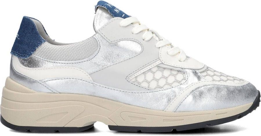 PIEDI NUDI PiediNudi Lage Sneakers Dames Talla 04.03 Maat: 38 Materiaal: Leer Kleur: Zilver