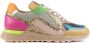 Piedi Nudi Sneakers Dames Lage sneakers Damesschoenen Leer 2507-12.15PN print - Thumbnail 2