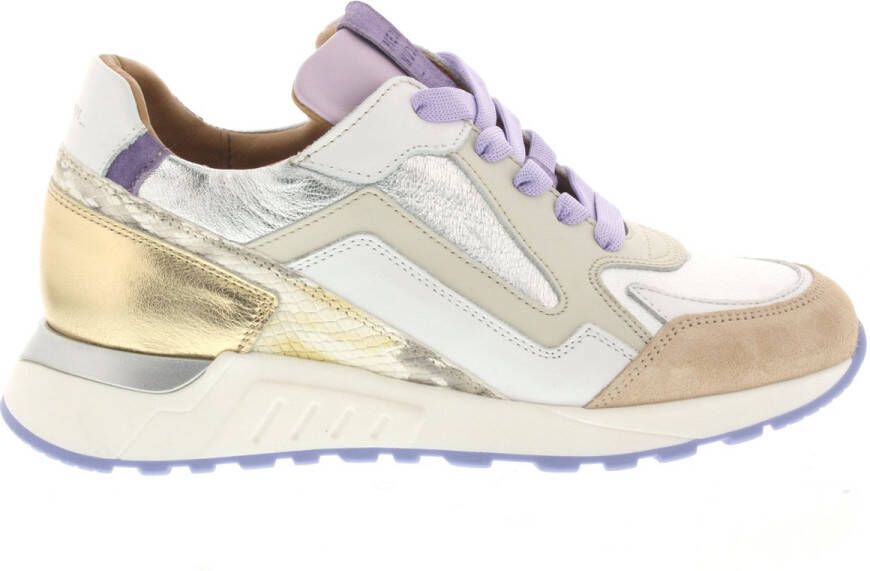 PIEDI NUDI PiediNudi Lage Sneakers Dames Selva 17.08 Maat: 37 Materiaal: Leer Kleur: Beige