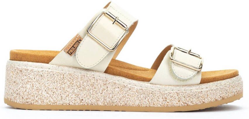 Pikolinos Alzira Damesandaal Off White Beige Dames