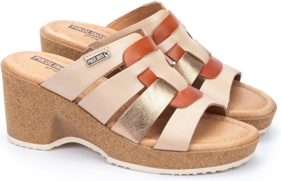 Pikolinos Verhoog je stijl met Arenales sandalen Beige Dames