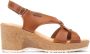 Pikolinos Comfortabele Arenales Sleehak Sandalen Brown Dames - Thumbnail 1