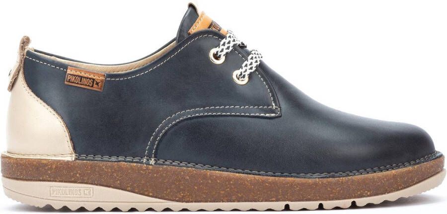 Pikolinos Comfortabele veterschoenen voor dames Blue Dames