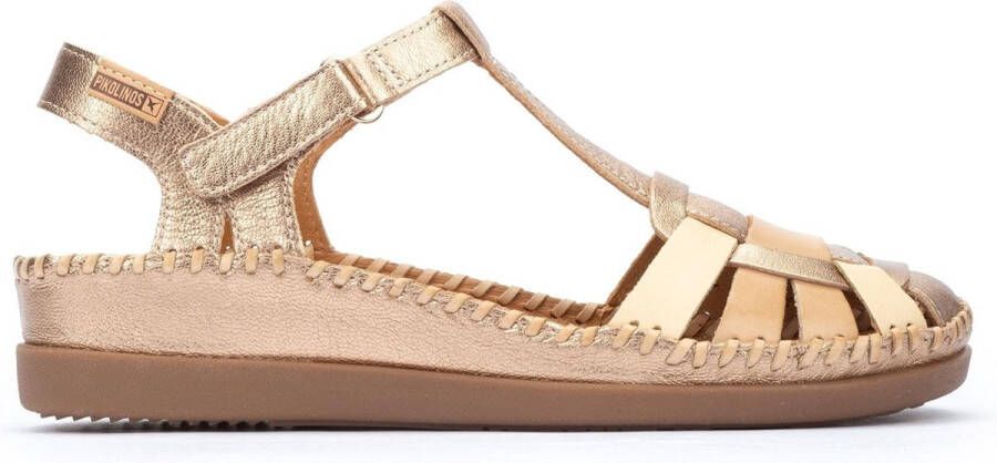 Pikolinos Bronzen Cadaques Damessandaal Beige Dames