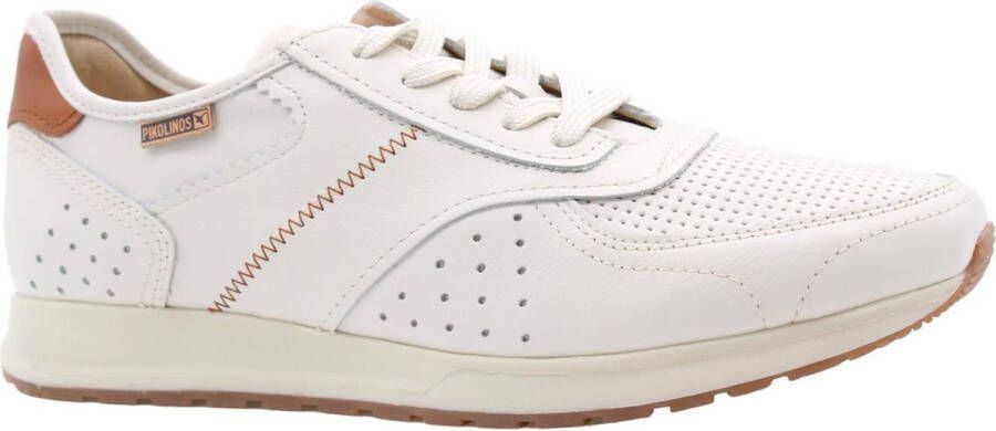 Pikolinos Elegante leren sneakers Off White Heren