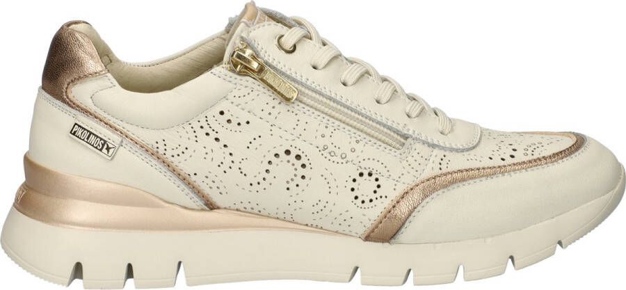 Pikolinos Sneaker Cantabria W4R-6622 Nata Wit Champagne Combi