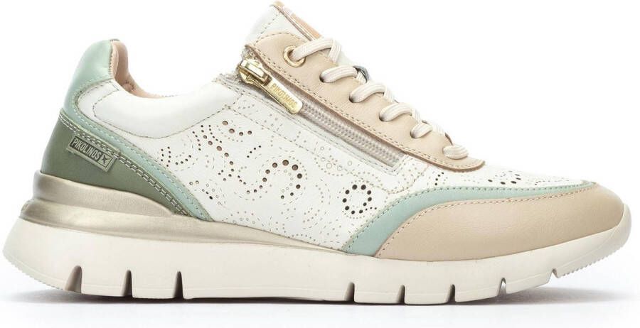 Pikolinos Off White Dames Sneaker Multicolor Dames