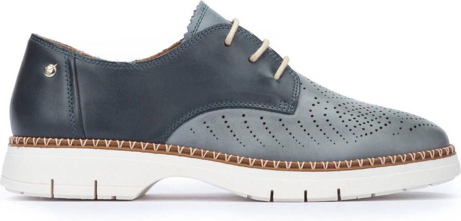 Pikolinos Comfortabele veterschoenen voor dames Blue Dames