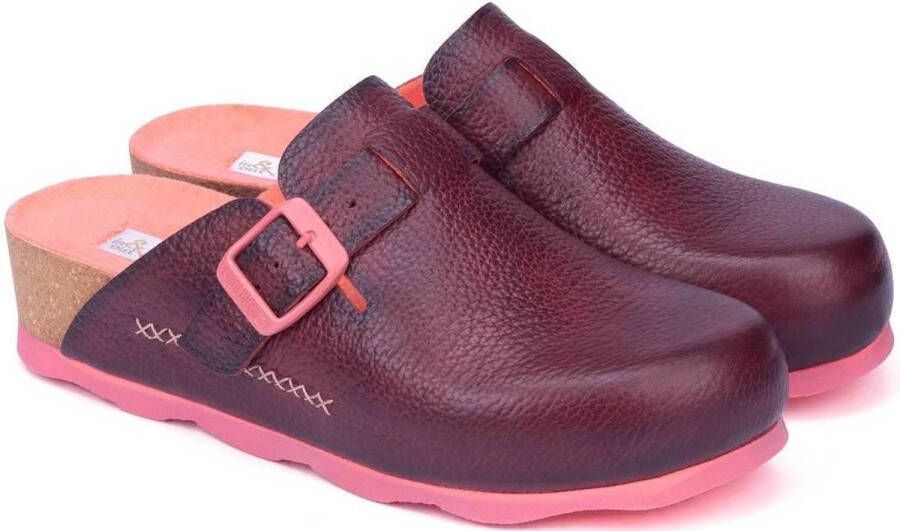 Pikolinos Leren Dames Mule Arcilla Purple Dames