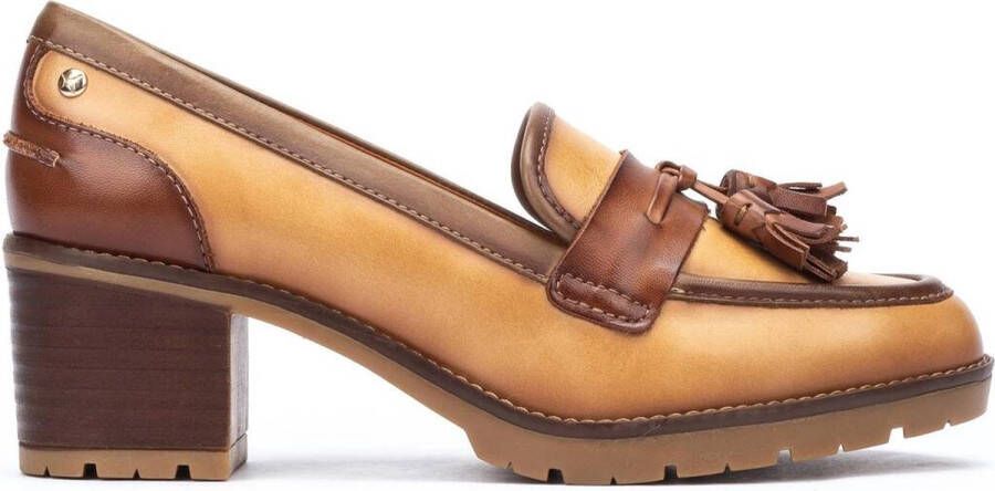 Pikolinos Comfortabele hakken loafers voor vrouwen Brown Dames