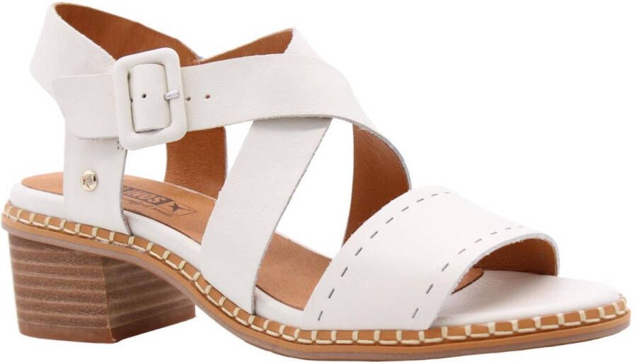 Pikolinos Hoge hak sandalen voor vrouwen White Dames