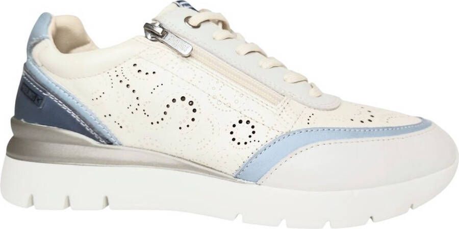 Pikolinos Sneaker Cantabria W4R-6622 Nata-Espum Wit Blauw