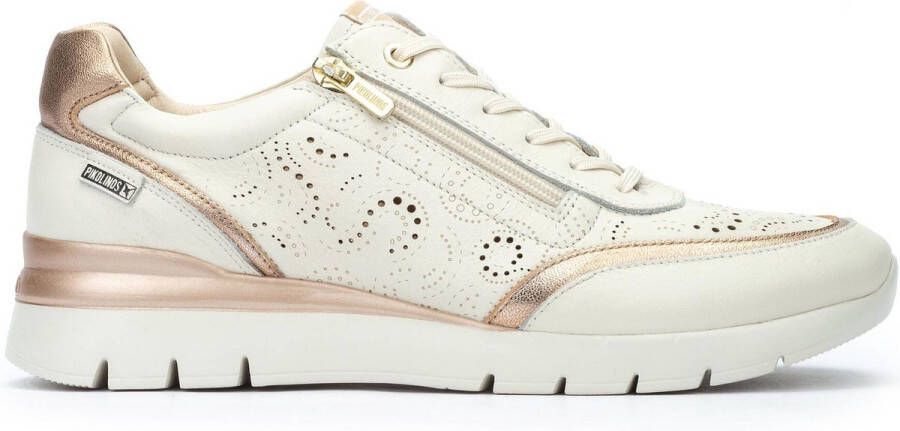 Pikolinos Sneaker Cantabria W4R-6622 Nata Wit Champagne Combi