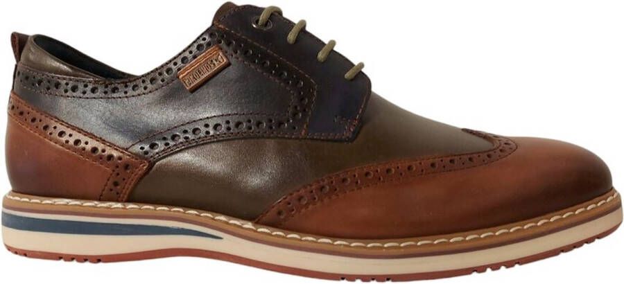 Pikolinos Veterschoen Avila M1T-4192 Brandy Bruin Groen Blauw