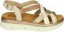 Pikolinos W4N-0650 Platte sandalenDames Sandalen Wit beige - Thumbnail 1