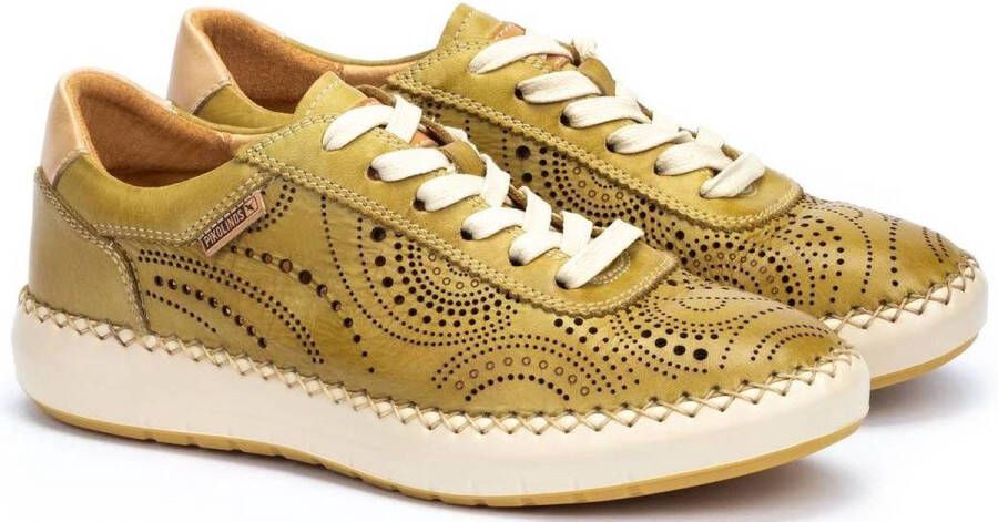 Pikolinos Stijlvolle Mesina Sneaker voor Dames Yellow Dames