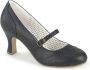 Pin Up Couture FLAPPER-32 Pumps 41 shoes Zwart - Thumbnail 1