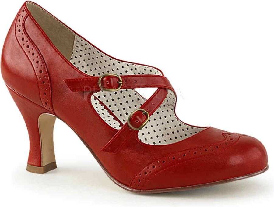 Pin Up Couture FLAPPER-35 Pumps 37 Shoes Rood