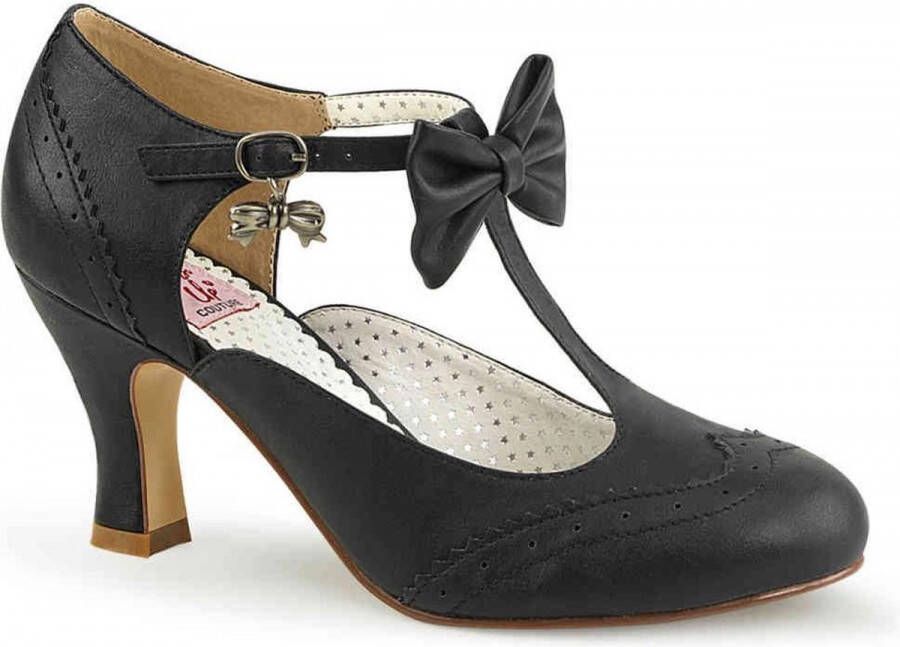 Pin Up Couture Pumps 39 Shoes FLAPPER 11 Zwart