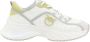 Pinko Wave Toe Sneakers met Gestructureerde Zool White Dames - Thumbnail 1