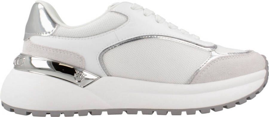 Pinko Witte Leren Sneakers Lente Zomer Collectie White Dames