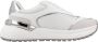 Pinko Witte Leren Sneakers Lente Zomer Collectie White Dames - Thumbnail 1