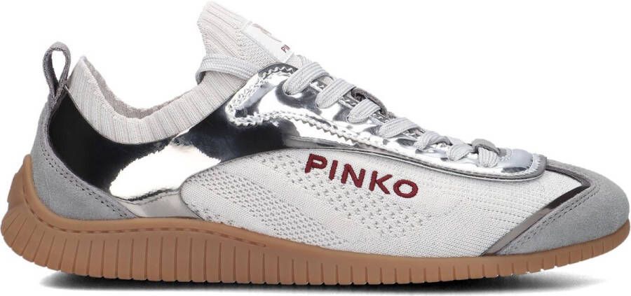 Pinko Reby 03 Sneakers Textiel Dames Zilver