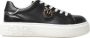 Pinko Leren Sneaker met Polyurethaan Stijl Ss0003P014Zi8 Black Dames - Thumbnail 1