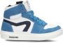 Pinocchio P1665 Hoge sneakers Leren Sneaker Jongens Blauw - Thumbnail 1