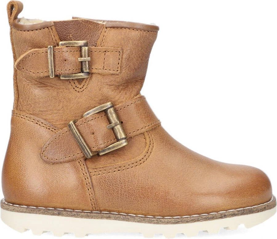 Pinocchio P2124 Enkelboots Enkellaarsjes Jongens Cognac