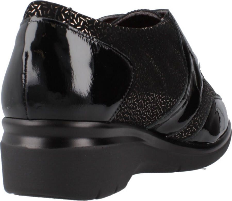 Pitillos Klassieke Loafers met Adhesive Strap Black Dames