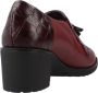 Pitillos Fringe Loafers Red Dames - Thumbnail 1