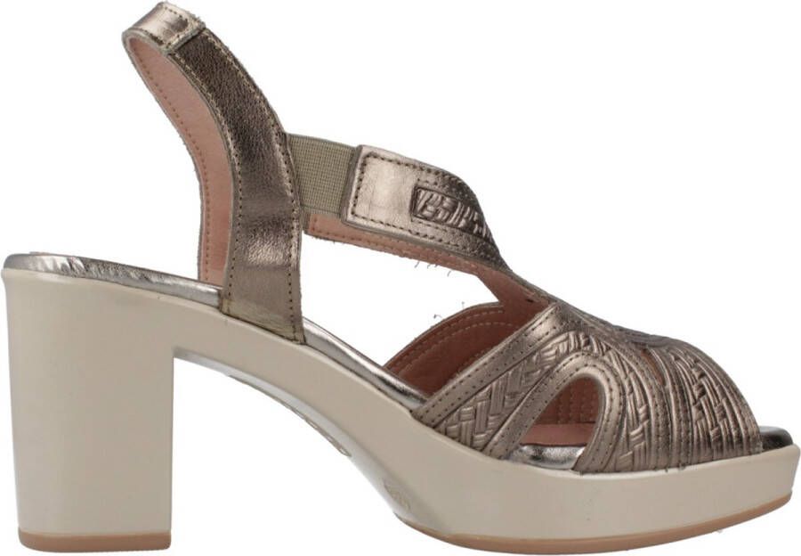 Pitillos High Heel Sandals Brown Dames